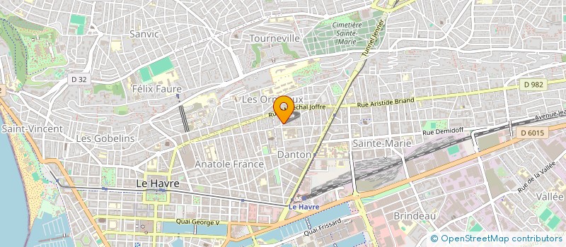 localisation de l'entreprise SYND COPROPRIETE 11 RUE NEUSTRIE à LE HAVRE