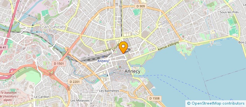 localisation de l'entreprise SYND COPROPRIETE 11 RUE PRESIDENT FAVRE  ANNECY