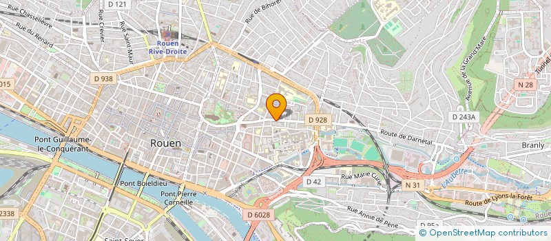 localisation de l'entreprise SYND COPROPRIETE 115 RUE SAINT HILAIRE à ROUEN