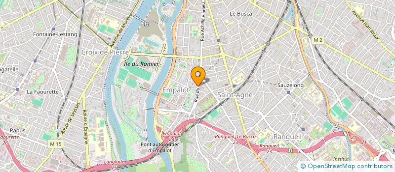 localisation de l'entreprise SYND COPROPRIETE 119 RUE DU FERETRA à TOULOUSE