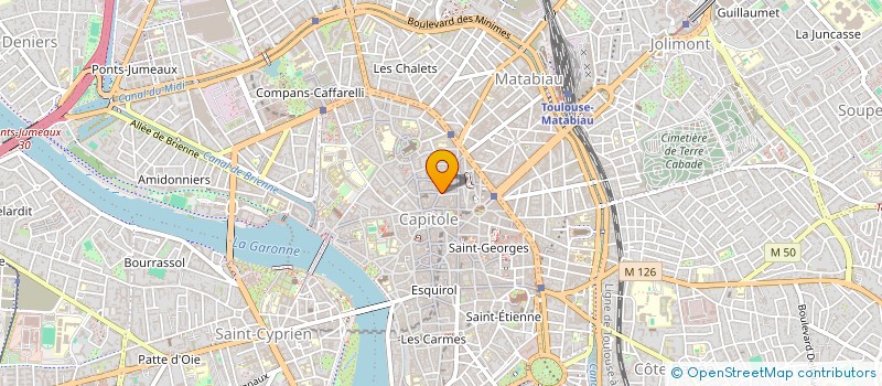 localisation de l'entreprise SYND COPROPRIETE 12 R DE REMUSAT à TOULOUSE