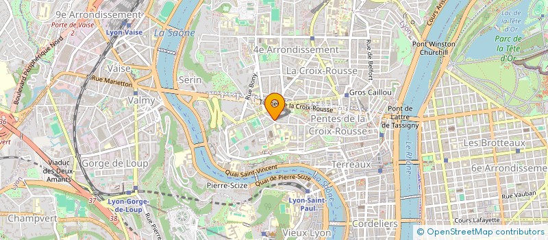 localisation de l'entreprise SYND COPROPRIETE 13 RUE DES CHARTREUX à LYON