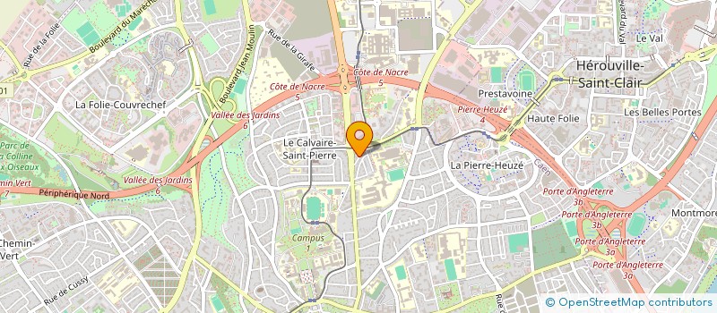 localisation de l'entreprise SYND COPROPRIETE 133B R DE LA DELIVRANDE à CAEN