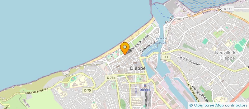 localisation de l'entreprise SYND COPROPRIETE 14 BD DE VERDUN  DIEPPE