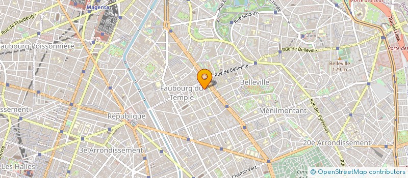 localisation de l'entreprise SYND COPROPRIETE 15 RUE LOUIS BONNET  PARIS