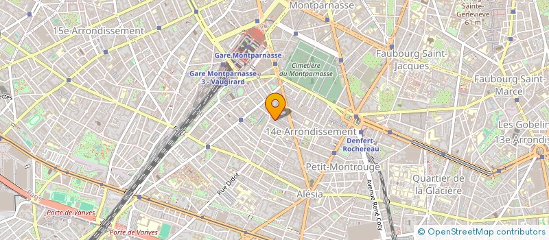 localisation de l'entreprise SYND COPROPRIETE 150 AV DU CHATEAU  PARIS