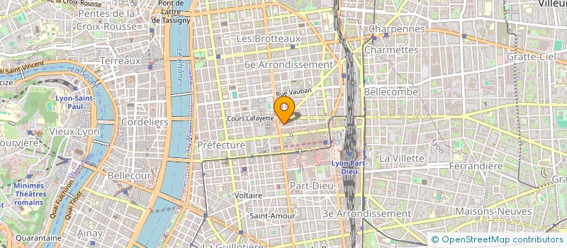 localisation de l'entreprise SYND.COPROPRIETE 152 B  R.MONCEY  LYON 3EME