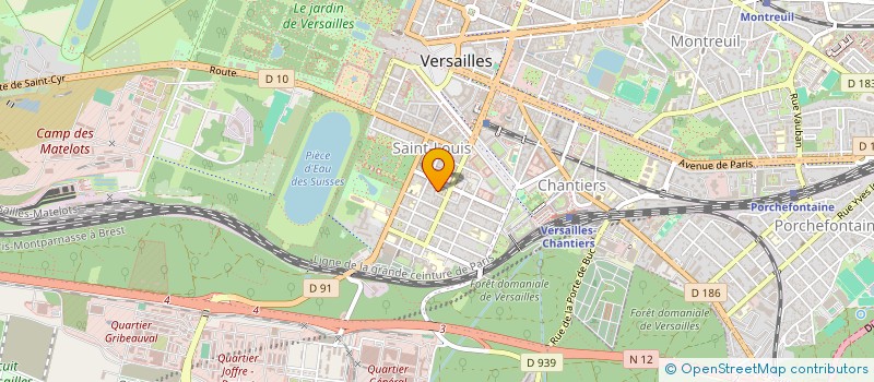 localisation de l'entreprise SYND. COPROPRIETE 16 R DE L'OCCIDENT à VERSAILLES