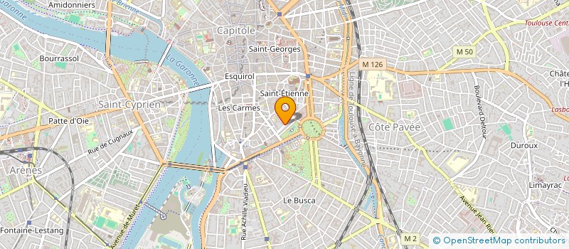 localisation de l'entreprise SYND COPROPRIETE 16 RUE DE LA TRILHE à TOULOUSE