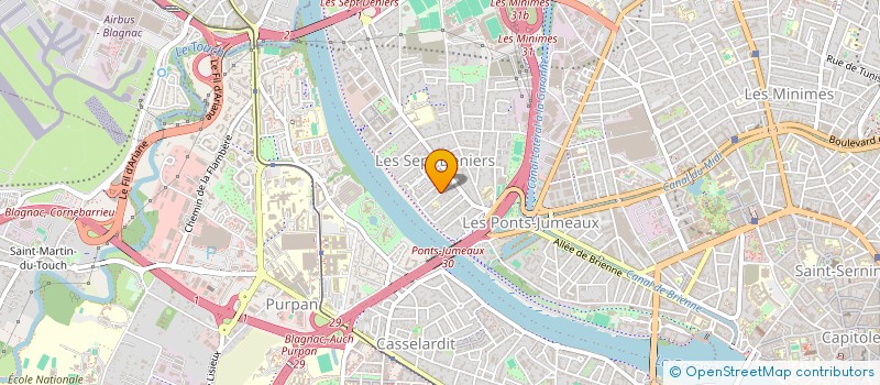 localisation de l'entreprise SYND COPROPRIETE 17&19 RUE DES ARTISTES à TOULOUSE