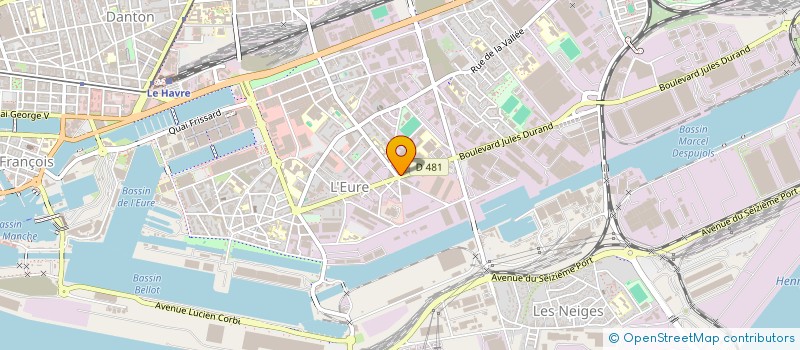 localisation de l'entreprise SYND COPROPRIETE 173 BD MOUCHEZ LE HAVRE à LE HAVRE