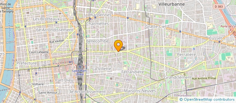 localisation de l'entreprise SYND COPROPRIETE 18 COURS TOLSTOI  VILLEURBANNE