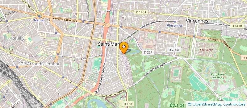 localisation de l'entreprise SYND COPROPRIETE 18 RUE DU LAC à SAINT-MANDE