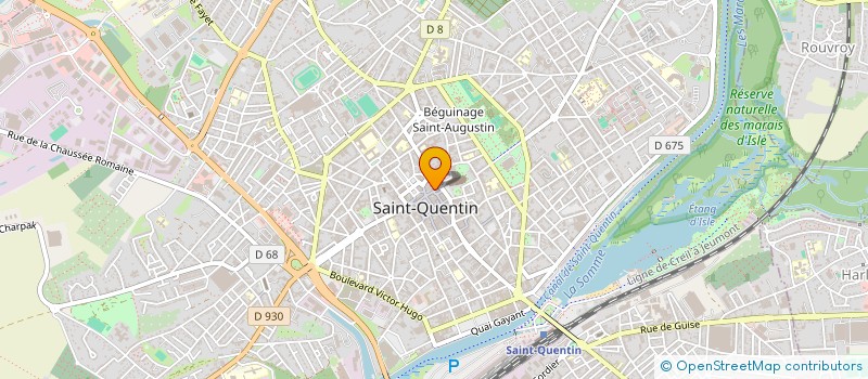 localisation de l'entreprise SYND COPROPRIETE 19-21 RUE SAINT ANDRE à SAINT-QUENTIN