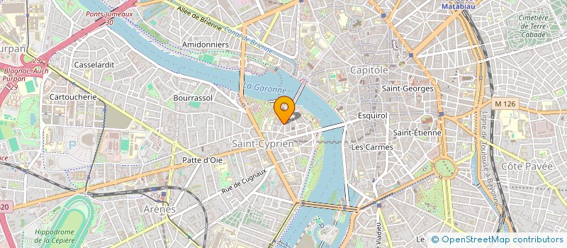 localisation de l'entreprise SYND COPROPRIETE 19 R DU PONT ST PIERRE à TOULOUSE