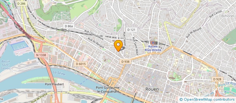 localisation de l'entreprise SYND COPROPRIETE 2 BIS RUE LOUIS AUBERT à ROUEN