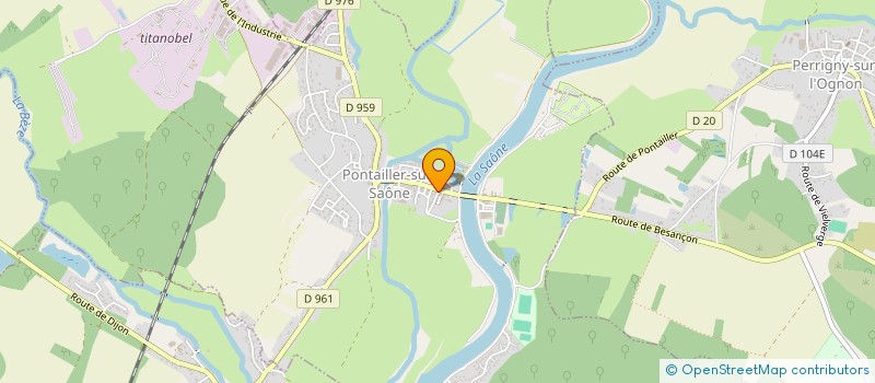 localisation de l'entreprise SYND COPROPRIETE 2 RUE DU CLAUSEL  PONTAILLER-SUR-SAONE