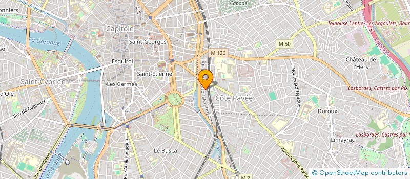 localisation de l'entreprise SYND COPROPRIETE 20 RUE BERNARD MULE à TOULOUSE
