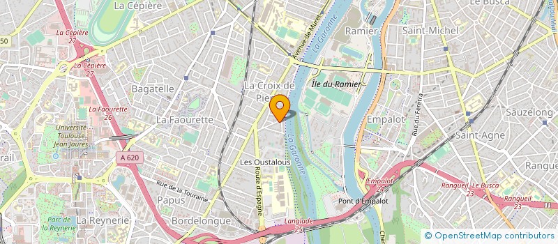 localisation de l'entreprise SYND COPROPRIETE 20 RUE DE L'OURCQ à TOULOUSE