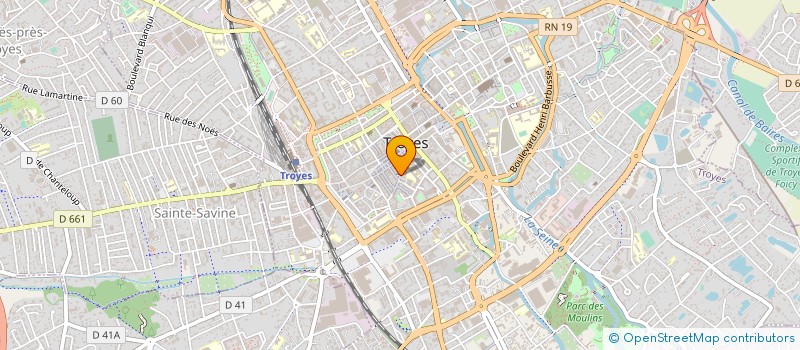 localisation de l'entreprise SYND COPROPRIETE 22 GAL SAUSSIER à TROYES