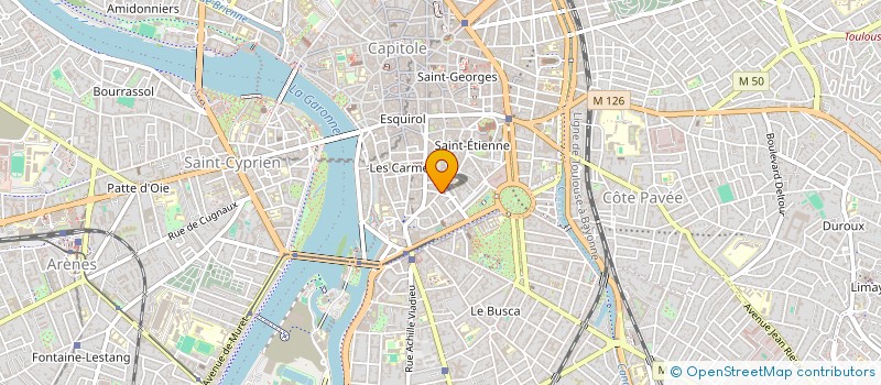 localisation de l'entreprise SYND COPROPRIETE 26 GRANDE RUE NAZARETH à TOULOUSE
