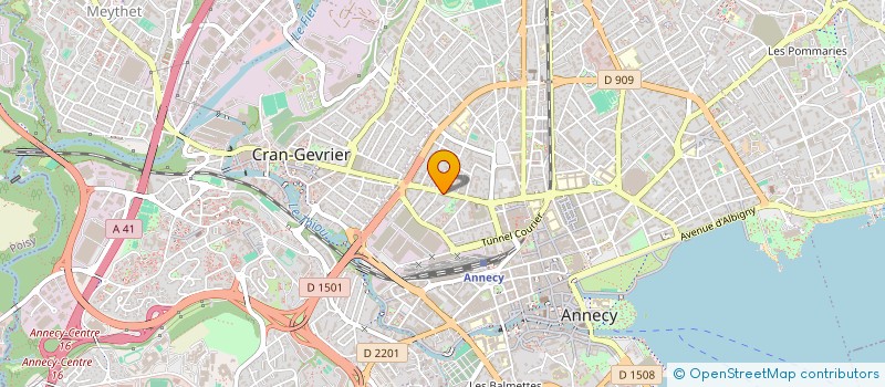 localisation de l'entreprise SYND COPROPRIETE 27 AV DE GENEVE  ANNECY