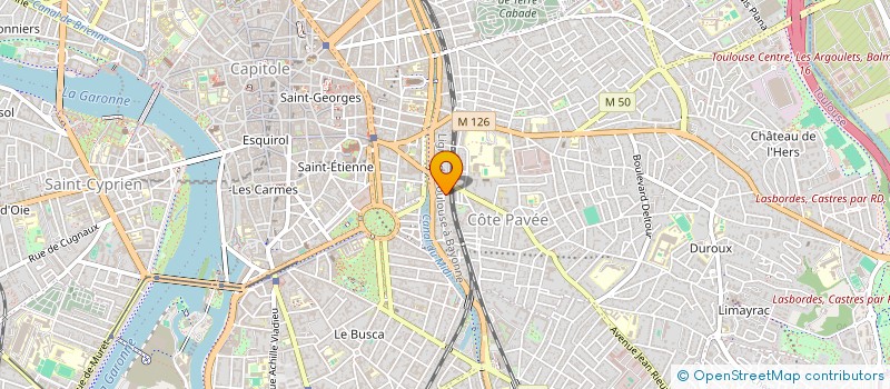 localisation de l'entreprise SYND COPROPRIETE 28 RUE BERNARD MULE à TOULOUSE