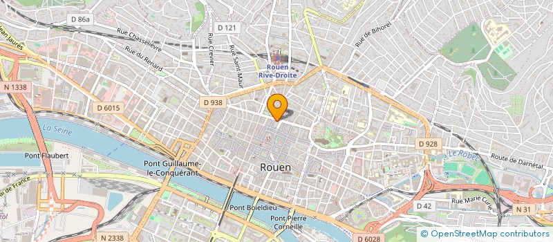 localisation de l'entreprise SYND COPROPRIETE 29 RUE THIERS à ROUEN