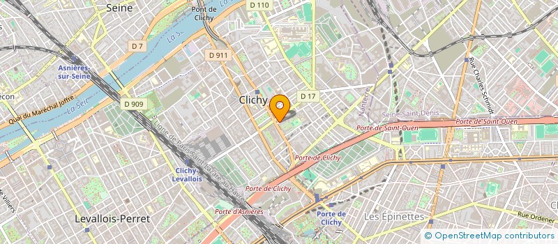localisation de l'entreprise SYND COPROPRIETE 3 BIS RUE MORICE  CLICHY