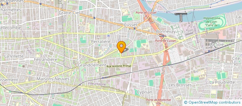 localisation de l'entreprise SYND COPROPRIETE 3 R BERNAIX 75 R L BLUM  VILLEURBANNE