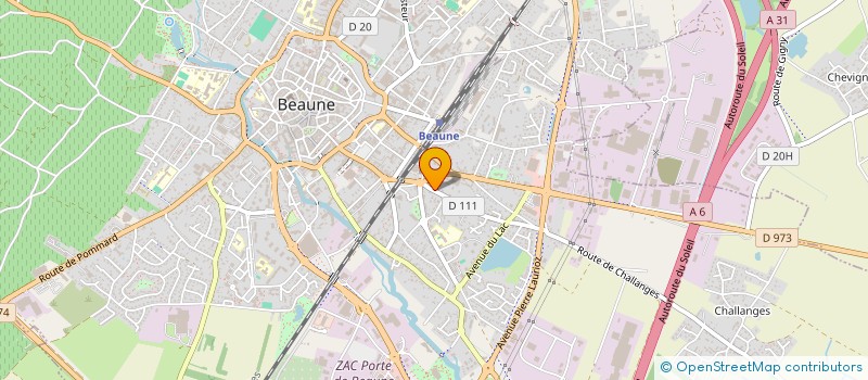 localisation de l'entreprise SYND. COPROPRIETE 3 ROUTE DE CHALLANGES à BEAUNE