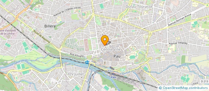 localisation de l'entreprise SYND COPROPRIETE 3 RUE FAGET DE BAURE à PAU