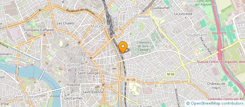 localisation de l'entreprise SYND COPROPRIETE 30 AV DU CIMETIERE à TOULOUSE
