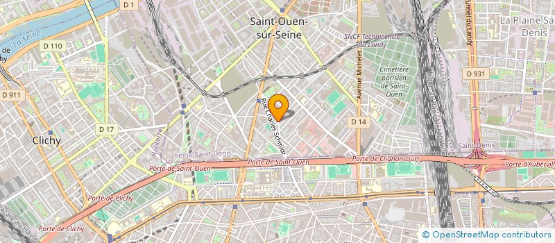 localisation de l'entreprise SYND COPROPRIETE 30 BIS RUE KLEBER à SAINT-OUEN-SUR-SEINE