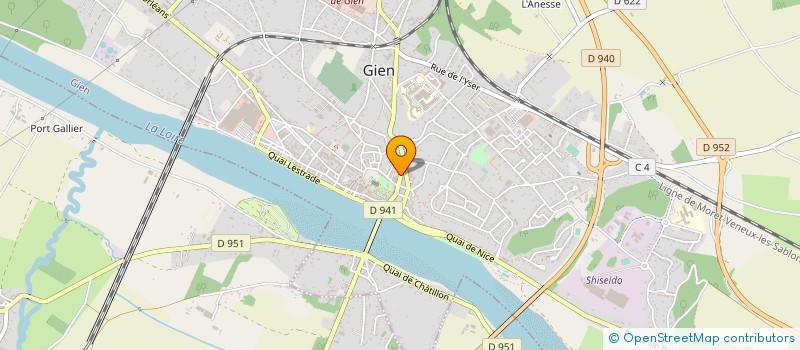 localisation de l'entreprise SYND COPROPRIETE 31 AV MARECHAL LECLERC  GIEN