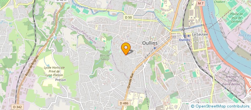 localisation de l'entreprise SYND COPROPRIETE 32 RUE DE LA GLACIERE  OULLINS-PIERRE-BENITE