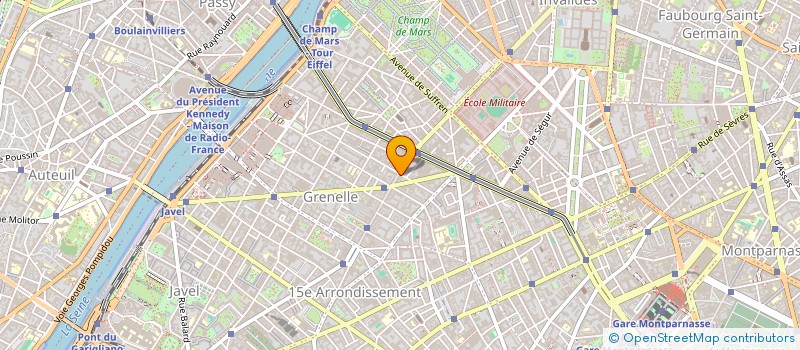 localisation de l'entreprise SYND COPROPRIETE 32 RUE LETELLIER  PARIS