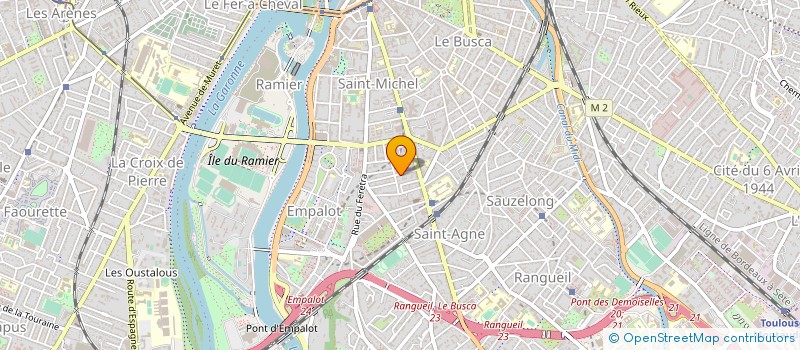 localisation de l'entreprise SYND COPROPRIETE 34&36 RUE LEON SOULIE à TOULOUSE