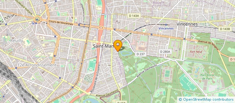 localisation de l'entreprise SYND COPROPRIETE 34 CHAUSSEE DE L'ETANG à SAINT-MANDE