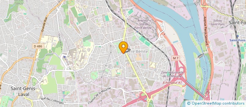 localisation de l'entreprise SYND COPROPRIETE 35 R PIERRE SEMARD  OULLINS-PIERRE-BENITE