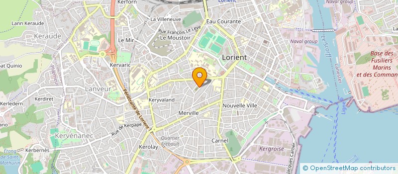 localisation de l'entreprise SYND COPROPRIETE à LORIENT