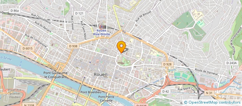 localisation de l'entreprise SYND COPROPRIETE 37 39 BOURG L'ABBE à ROUEN