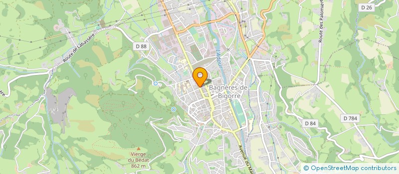 localisation de l'entreprise SYND COPROPRIETE 37 RUE REPUBLIQUE  BAGNERES-DE-BIGORRE