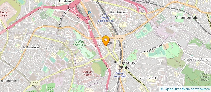 localisation de l'entreprise SYND COPROPRIETE  ROSNY-SOUS-BOIS