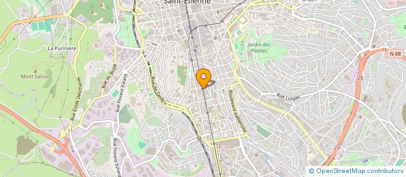 localisation de l'entreprise SYND COPROPRIETE  SAINT-ETIENNE