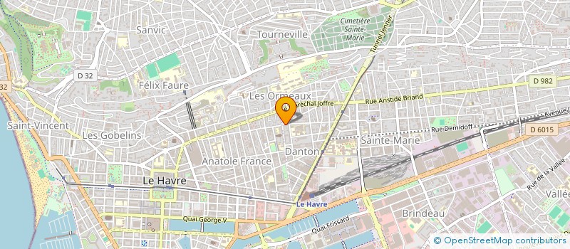 localisation de l'entreprise SYND COPROPRIETE 4 RUE JULES TELLIER à LE HAVRE