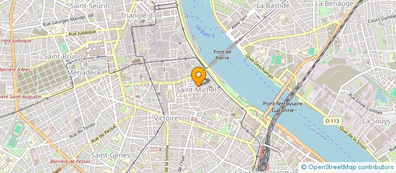 localisation de l'entreprise SYND COPROPRIETE 4 RUE SAINT FRANCOIS  BORDEAUX