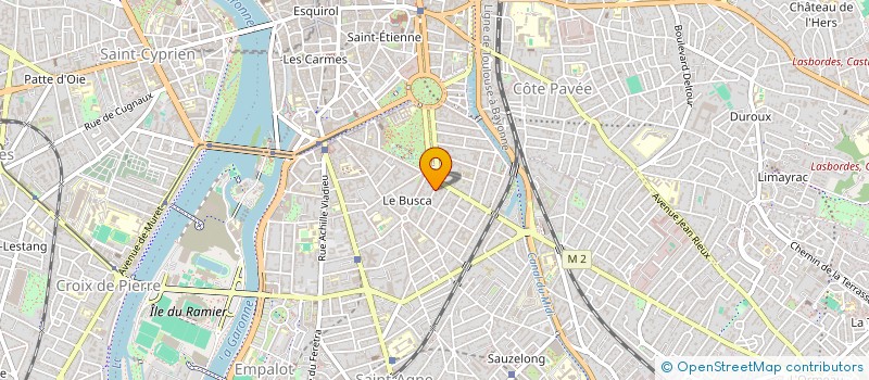 localisation de l'entreprise SYND COPROPRIETE 43 RUE D'AURIOL à TOULOUSE