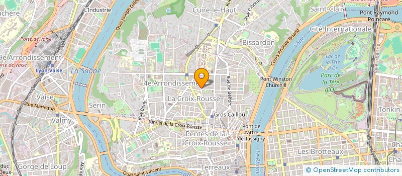 localisation de l'entreprise SYND COPROPRIETE 44 R CUIRE  LYON