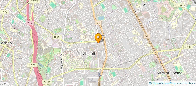 localisation de l'entreprise SYND COPROPRIETE 45 RUE JEAN JAURES à VILLEJUIF
